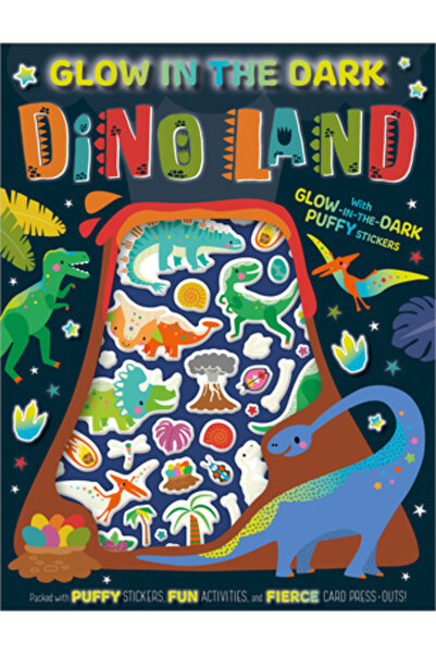 Make Believe Ideas Inc Carte de activități Glow in the Dark Dinosaur Land