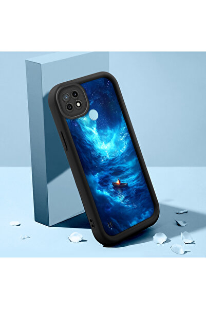 Hontinga حافظة هاتف من السيليكون الناعم المتوافقة مع هاتف Realme C21 مضادة لل...