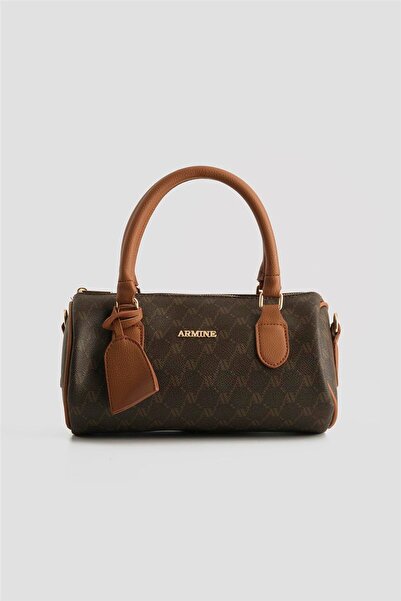 Armine Çanta Noktalı 25YD7410 Kahverengi