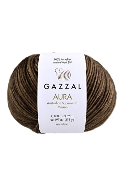 Gazzal Aura 3’lü Avantajlı Paket %100 Merino Yün – 100 g 197 m El Boyaması Ör...