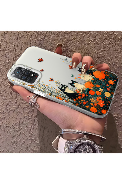 Hontinga حافظة هاتف متوافقة مع هاتف Redmi Note 11 Pro، حافظة صلبة مقاومة للصد...