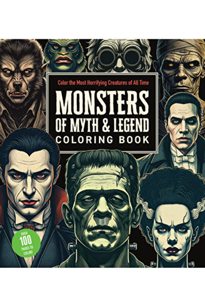 Chartwell Books Carte de colorat Monștri din Mit și Legendă