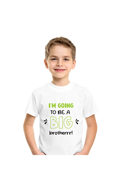 Printoot Customizable I'm Going To Be A Big Brother/Sister Kids Announcement T-Shirt
