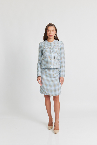 doop SIFIR YAKA SİMLİ CEKET