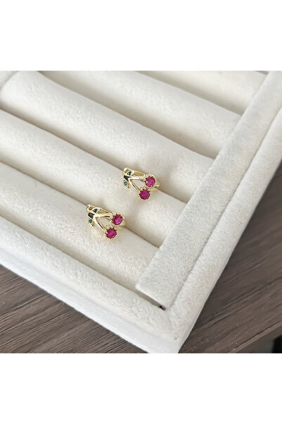 ATELİER GİZEM kararmaz antialerjik gold çelik kız çocuk küpesi