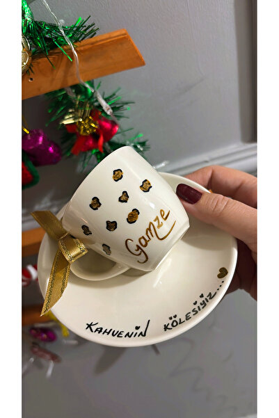 ipeklife Leopar Fincan kişiye özel isimli