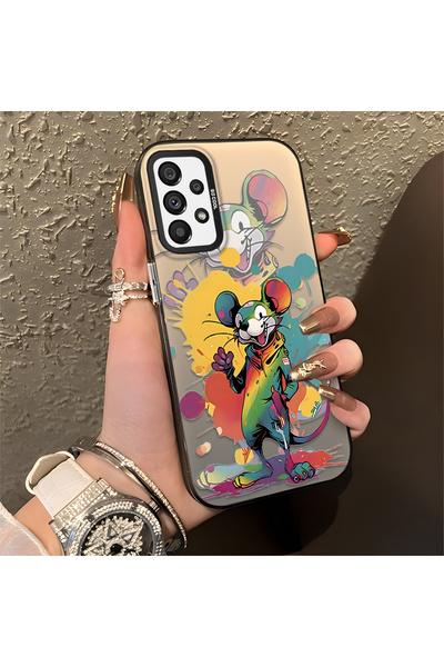 Hontinga حافظة متوافقة مع هاتف سامسونج جالاكسي A73، حافظة هاتف صلبة مضادة للس...