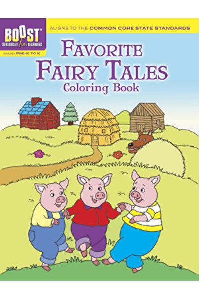 Dover Pubn Inc Carte de colorat cu basme preferate