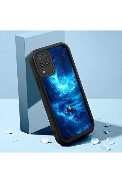 Hontinga حافظة هاتف من السيليكون الناعم متوافقة مع هاتف سامسونج جالاكسي M12/A...