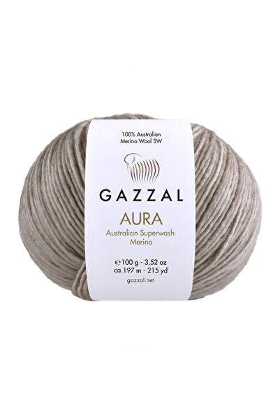 Gazzal Aura 3’lü Avantajlı Paket %100 Merino Yün – 100 g 197 m El Boyaması Ör...