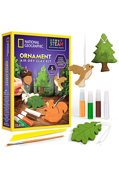 NATIONAL GEOGRAPHIC Air-Dry Clay Ornament Kit