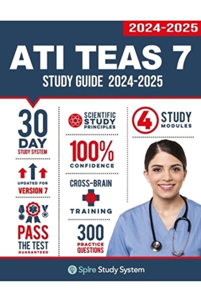 INDEPENDENT CAT Ghid de studiu ATI TEAS 7: Ghidul de pregătire pentru testul ATI TEAS ediția a 7-a de la Spire Study System, cu test practic