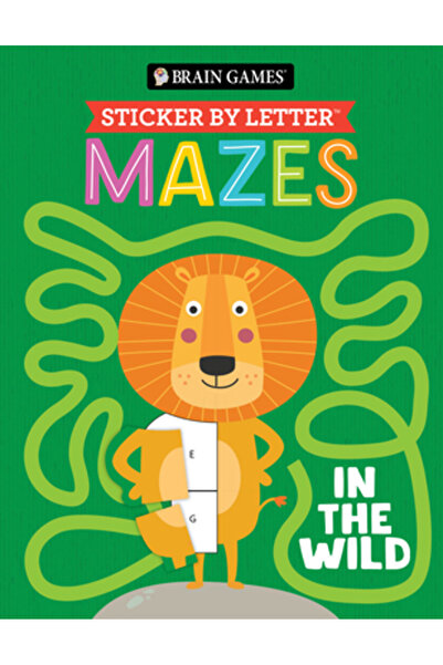Pubn Intl Jocuri Creiere - Autocolant pe Literă - Labirinturi: În Sălbăticie