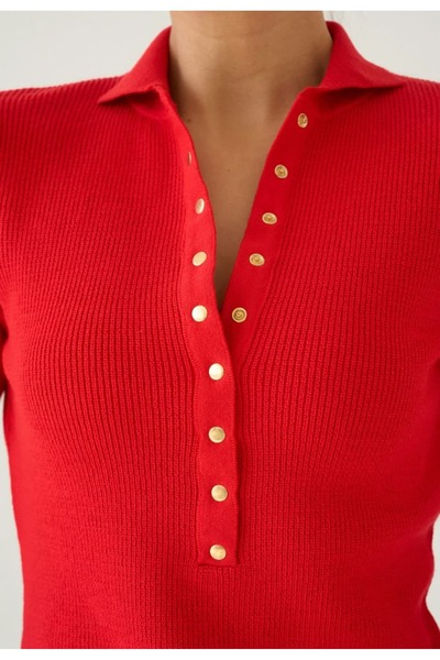 Serpirella Butik Snap Detailed Knitwear