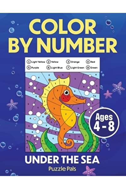 INDEPENDENT CAT Colorează după număr sub mare: Carte de colorat pentru copii ...