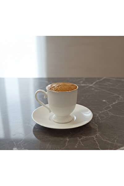 KİTCHENWARE Gold yaldızlı 6 kişilik porselen fincan takımı