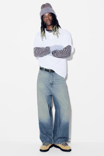 Pull & Bear Süper Bol Jean Pantolon