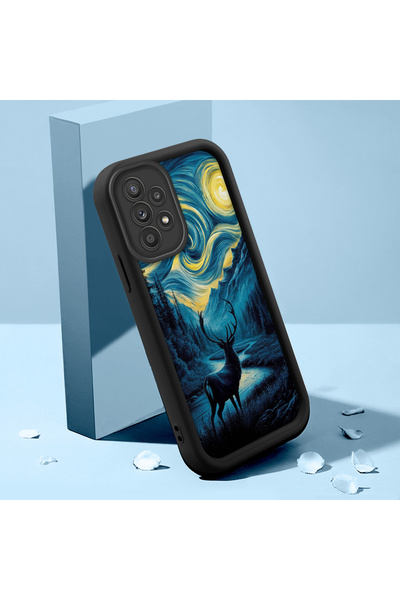 Hontinga جراب هاتف من السيليكون الناعم متوافق مع هاتف سامسونج جالاكسي A52، مض...