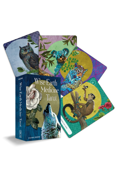Weiser Books Tarot cu Medicină Pământul Înțelept: (78 de cărți color și ghid ...