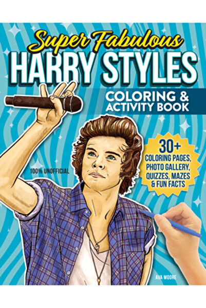 Design Originals Carte de colorat și activități Super Fabulos Harry Styles: P...