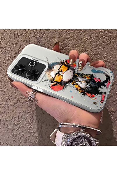 Hontinga حافظة هاتف متوافقة مع هاتف Redmi 13، حافظة صلبة مقاومة للصدمات على ش...