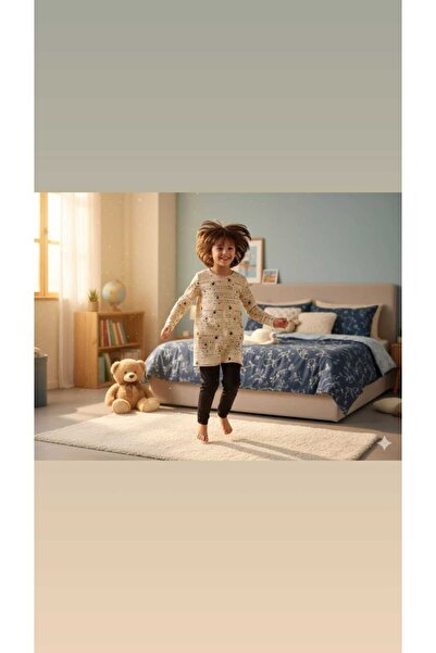 Wogi Çocuk %100 Pamuklu Pijama Takımı Alt Üst