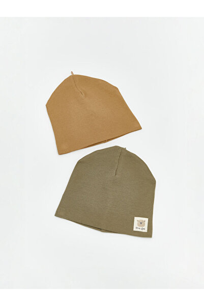 LC Waikiki Çelebi Store'dan Kaliteli Parçalar Nakışlı Erkek Bebek Bere 2'li