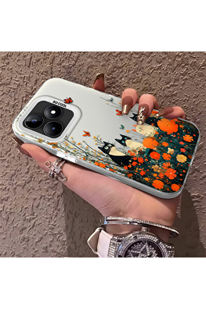 Hontinga حافظة هاتف متوافقة مع هاتف Realme Note 50 4G، حافظة صلبة مقاومة للصد...