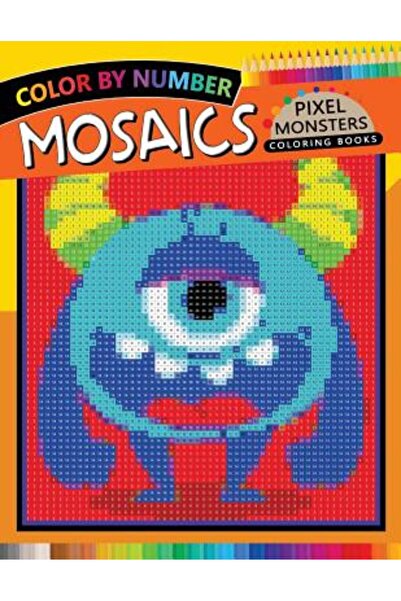 Penguin Random House South Afr Cărți de colorat cu mozaicuri Pixel Monsters: ...
