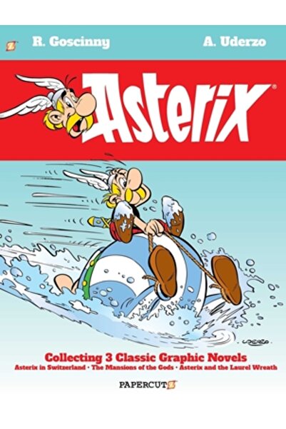 Papercutz Asterix Omnibus #6: Colecționarea lui Asterix în Elveția, Conacele ...