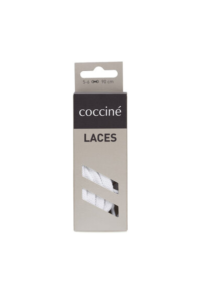 Coccine unisex shoelaces white SHOELACES 90 cm P7