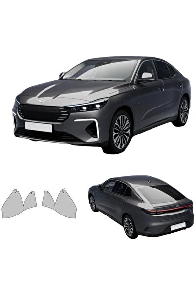 Fit PPF Togg T10F – Yan Aynalar Hazır Kesim, 210 Mikron Premium Tpu Şeffaf Bo...