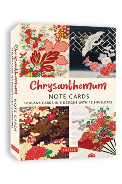 Tuttle Pub Crizanteme, 12 cărți de notițe: 12 cărți goale în 6 modele minunat...