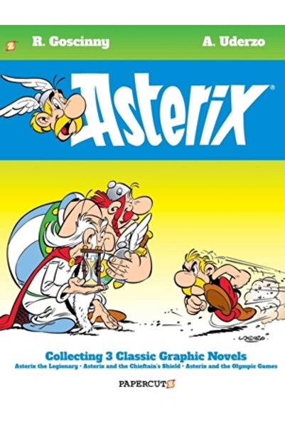 Papercutz Asterix Omnibus #4: Conține Asterix Legionarul, Asterix și Scutul C...