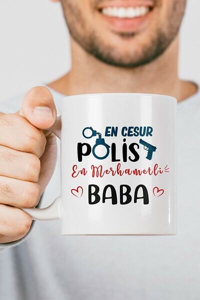 Mio Life هدية للأب كوب الشرطة الخاص