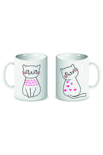 Mio Life Cute Cat Gift Porcelain Mug
