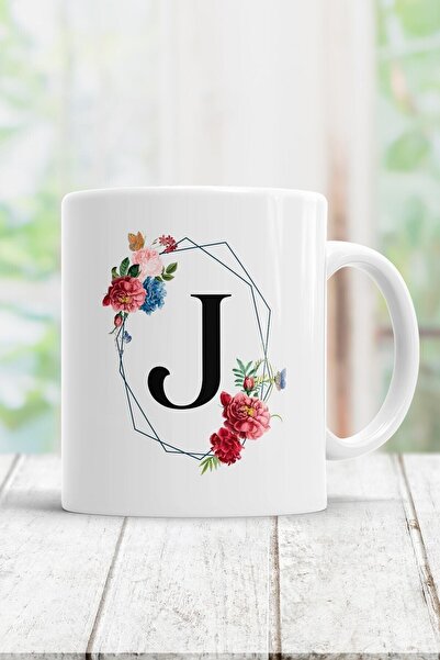Mio Life Letter J Printed Mug