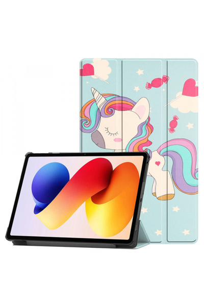 Techsuit Case for Xiaomi Redmi Pad 2 Pro, Techsuit, FoldPro Unicorn, Multicolor
