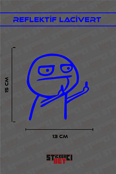 STİCKERCI BEY ملصق سيارة على شكل رجل القمامة المتحرك (قطع بالليزر)