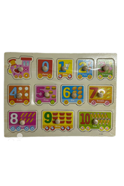 OEM GHEMOTOC® Wooden Puzzle with Number Train