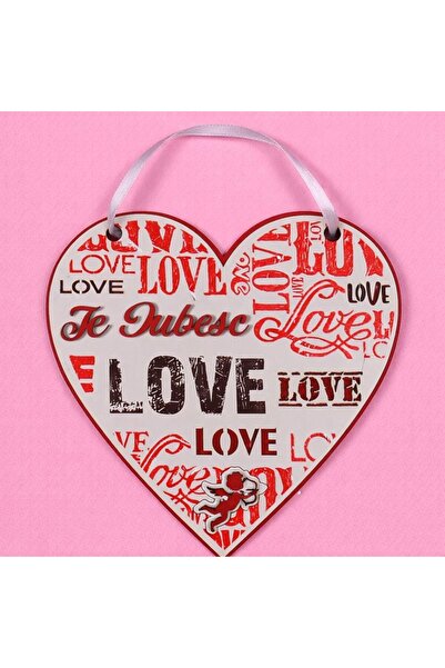 OEM Wooden plaque with message Love - Valentine's day