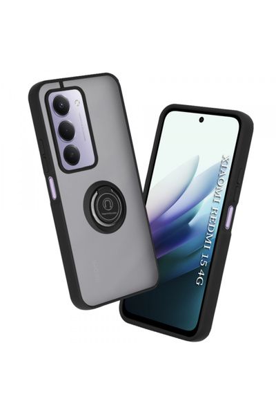 Techsuit Husa pentru Xiaomi Redmi 15 5G / 15 4G, Techsuit, Glinth, Neagra