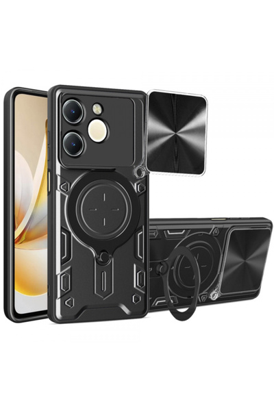 Techsuit Husa pentru Realme Note 70T, Techsuit, CamGuard Pro, Neagra