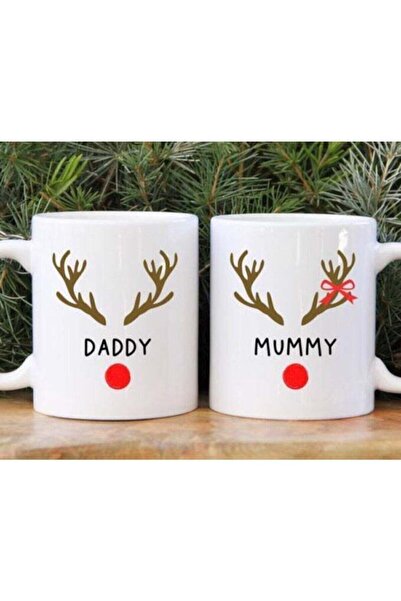 Mio Life New Year's Special Design Christmas Mom and Dad Couple Cup