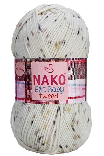 NAKO Elit Baby Tweed Benekli Bebek El Örgü Ipi 32914