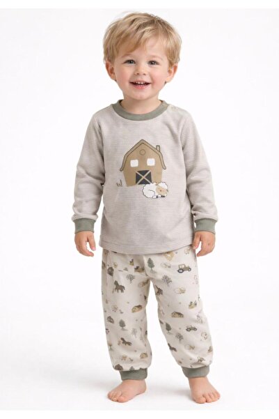 Emilakids Long Sleeve Organic Baby Pajama Set