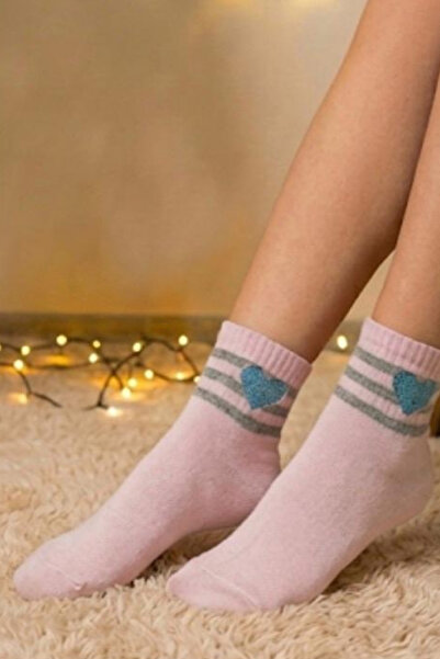 newhappylife Детски чорапи за момичета с форма на сърце и сърцевиден мотив