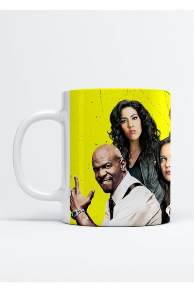 Mio Life Brooklyn Nine Printed Porcelain Mug