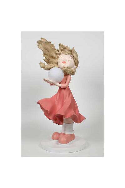 Vitale Pink Windy Girl Night Lamp 34X80 cm Ak.Kz0068