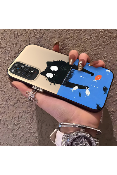 Hontinga حافظة هاتف متوافقة مع هاتف Redmi Note 11S، حافظة صلبة مقاومة للصدمات...